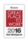 2016 Top 100 of the Best Workplaces for Women by  Great Place to Work® and Fortune